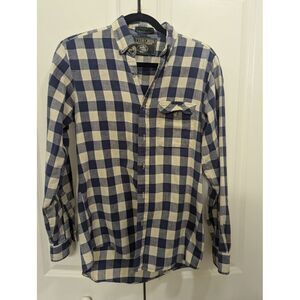 Sutter Creek Levi Strauss Flannel Long Sleeve Button‎ Up Shirt Mens Size Small